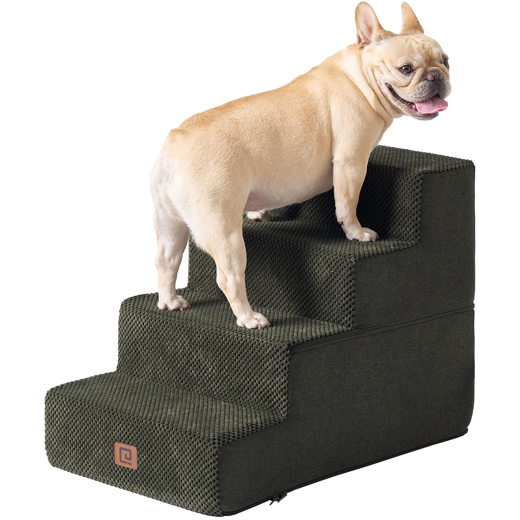 EHEYCIGA Dog Stairs for Small Dogs, Dog Stairs for High Beds and
