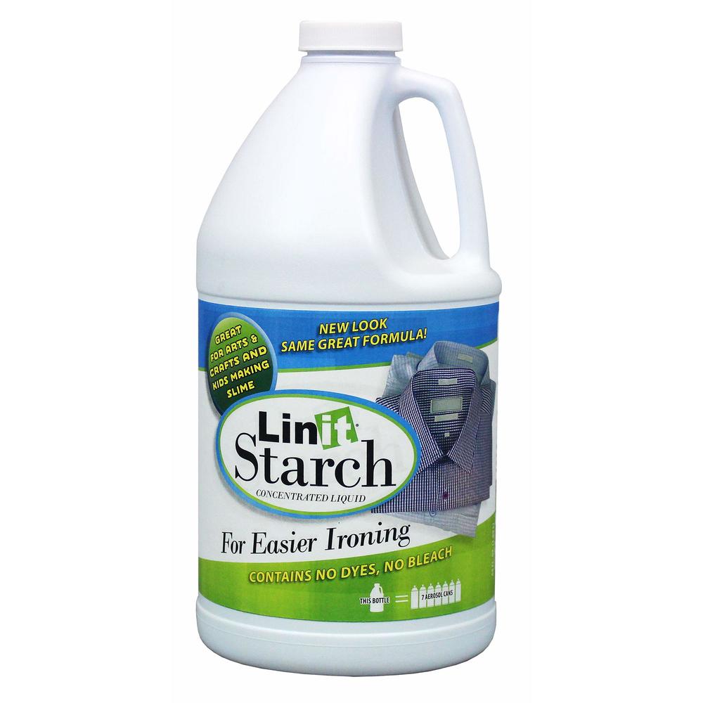 Malco Linit Starch Crisp Classic Finish (64 Oz.) - Liquid Starch For Ironing Clothes/Perfect For Wrinkle Release/Great For Arts & Craf