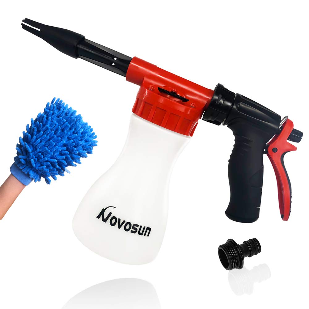 Novosun Car Wash Foam Gun, Adjustable Hose Wash Sprayer with