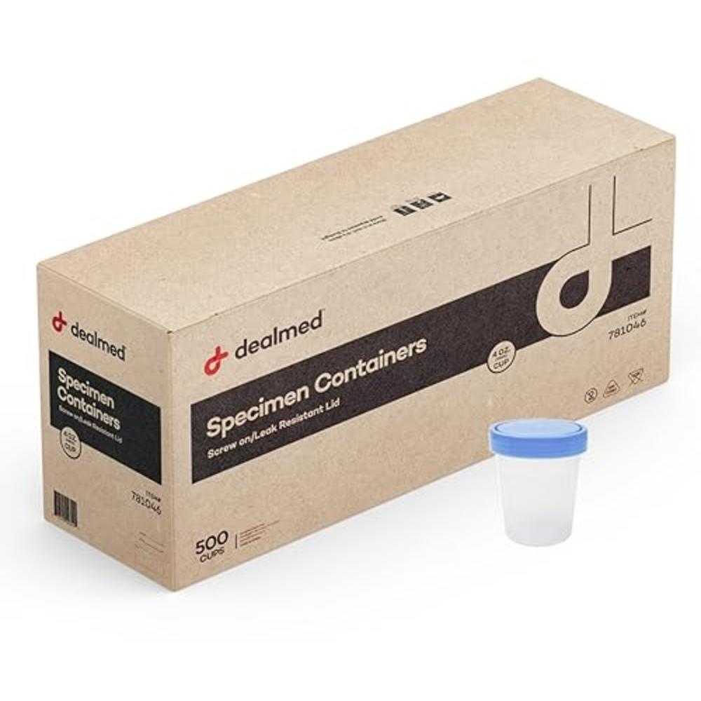 Dealmed Non-Sterile Specimen Containers - Single Use Urine Specimen ...