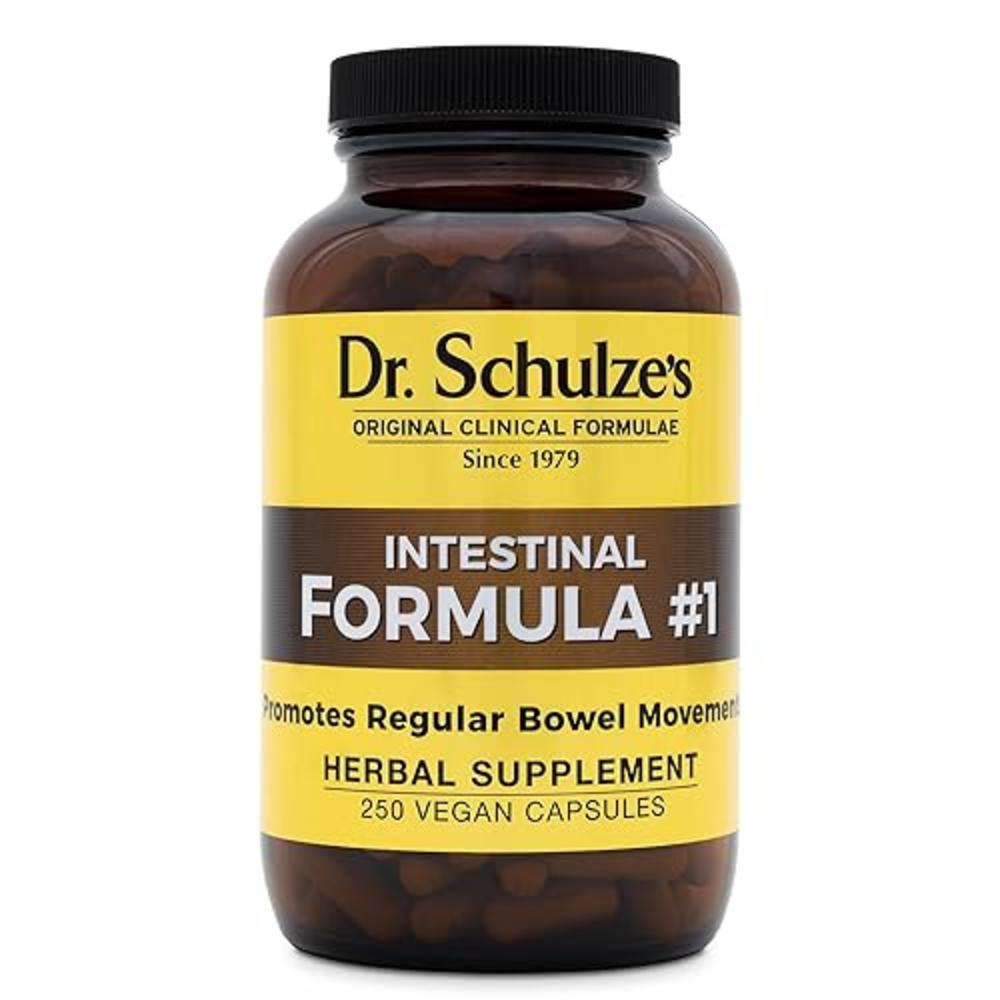 Dr. Schulze's Intestinal Formula #1 | All Natural Bowel Cleanse | Promotes Regular Bowel Movements | Improves Detoxification | S