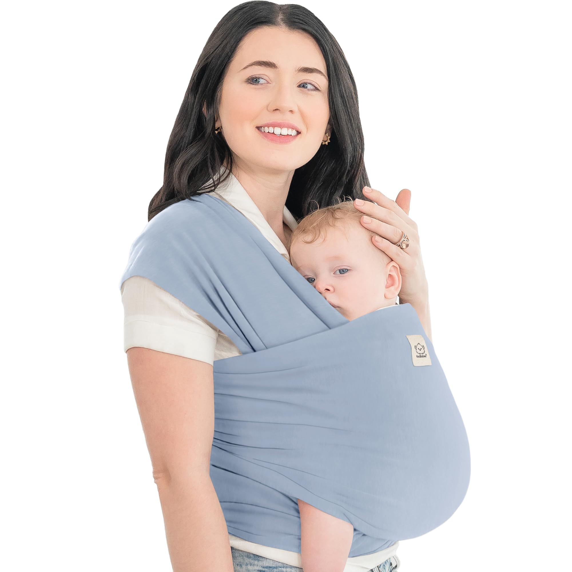 KeaBabies Baby Wrap Carrier - All in 1 Original Breathable Baby Sling, Lightweight,Hands Free Baby Carrier Sling, Baby Carrier W