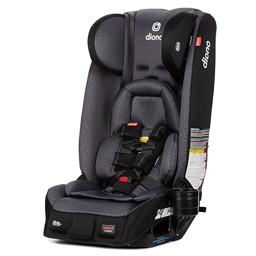Diono Radian 3RXT Special Edition Slim Fit 3 Across All-in-One Convertible Car Seat, Rear-Facing, Forward-Facing and High-Back B