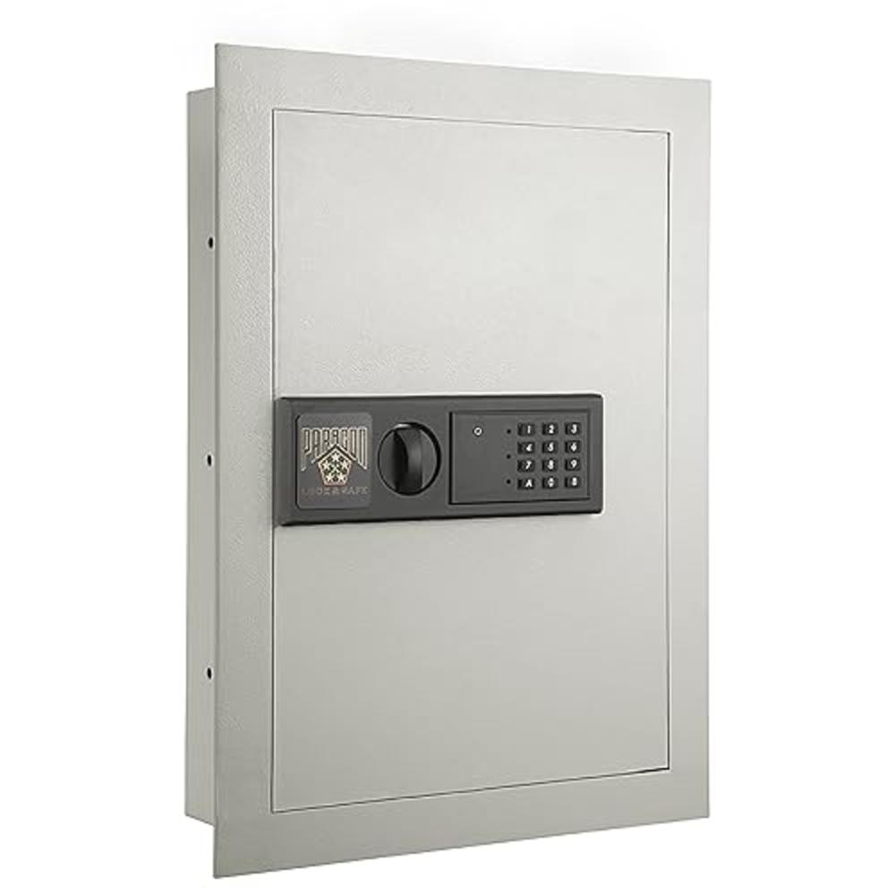 Paragon In-Wall Safe - Home or Business Safe with LED Keypad and 2 Manual Override Keys - Protects Cash, Jewelry, Passports, and More by