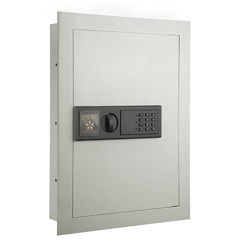 Paragon In-Wall Safe - Home or Business Safe with LED Keypad and 2 Manual Override Keys - Protects Cash, Jewelry, Passports, and More by