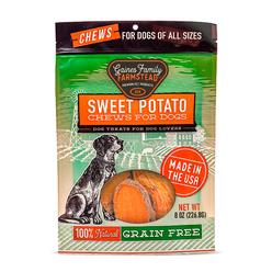 GAINES FAMILY FARMSTEAD PREMIUM PET PRODUCTS USA Gaines Family Farmstead Sweet Potato Dog Chews, 100% Natural Treats for Small & Large Dogs, Rawhide Alternative for Dog Training