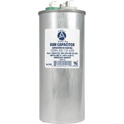 AP APPLI PARTS Appli Parts Dual Run Capacitor for ac 50+10 Mfd uF (microfarads) 370VAC or 450VAC CBB65 Round Universal fit for HVAC and Other A