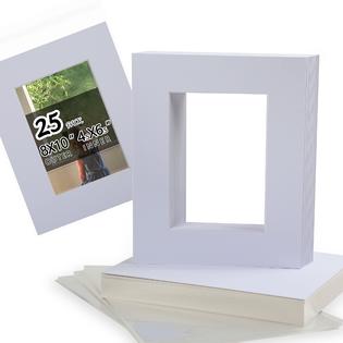 Falling in Art Acid Free 8x10 Pre-Cut Picture Mat Board Kit for 5x7