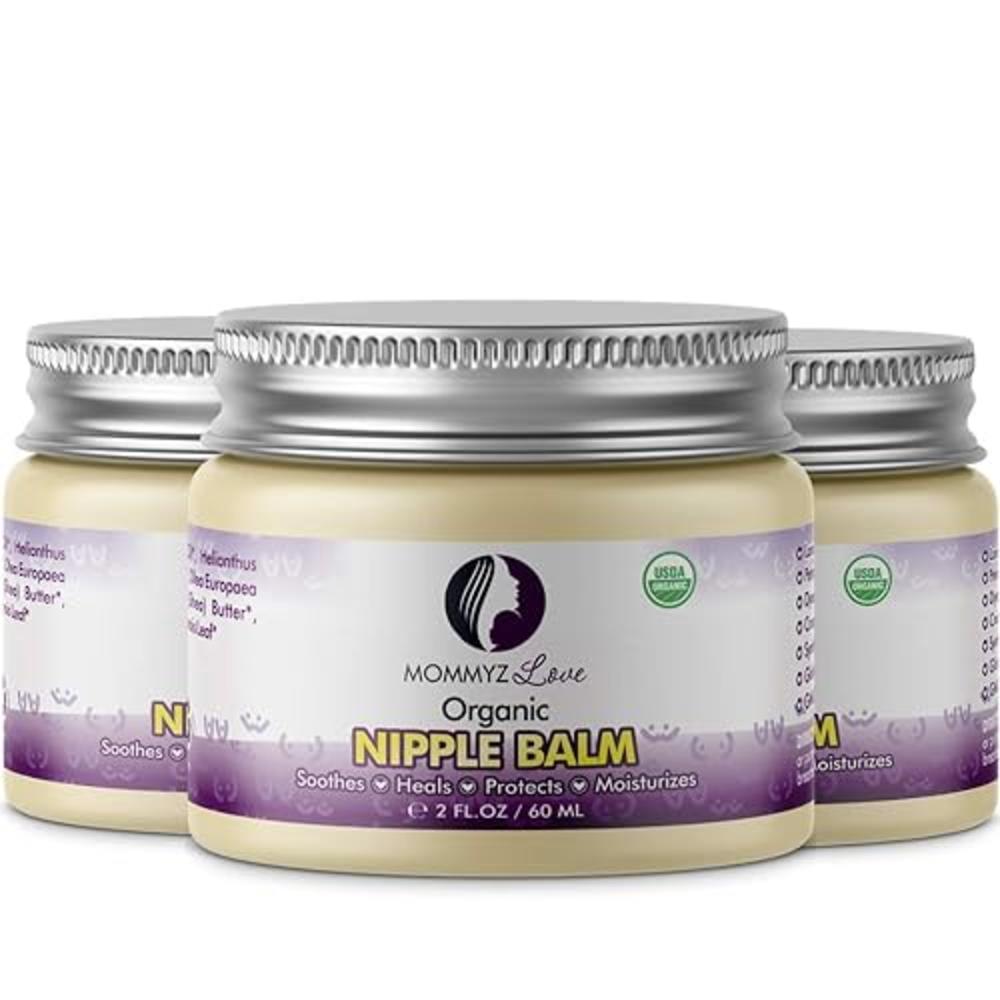 Mommyz Love Best Nipple Cream for Breastfeeding Relief (2 oz) - Provides Immediate Relief To Sore, Dry And Cracked Nipples Even After A Sing