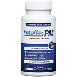 Instaflex PM Nighttime Joint Support with Levagen, Tamaflex, GABA, Ashwagandha, Passionflower Extract, Mobility, Sleep Support -