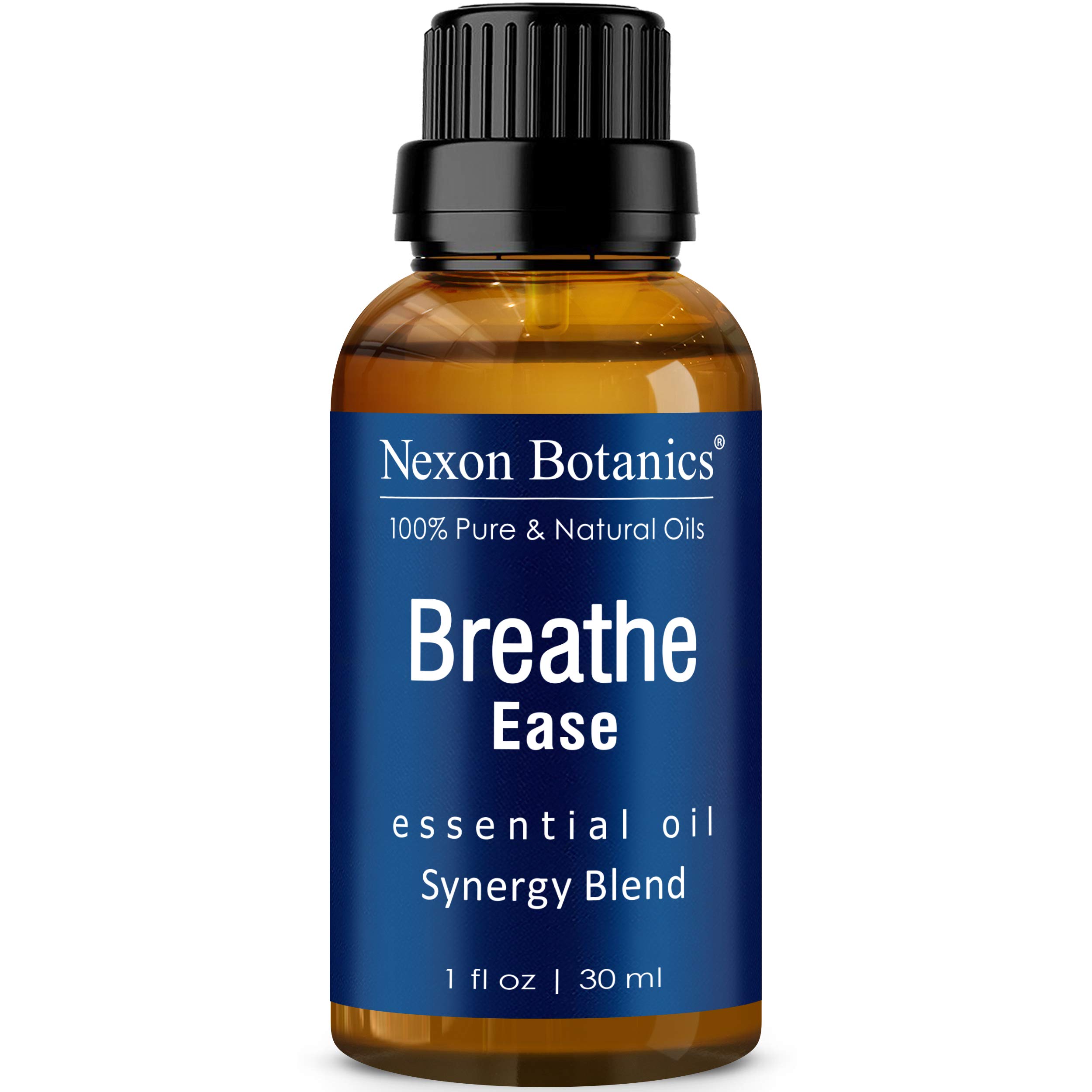 Nexon Botanics Breathe Essential Oil Blend 30 ml - Breath Easy Essential Oil Sinus Relief - Breath Essential Oils for Humidifier - Essential Oi