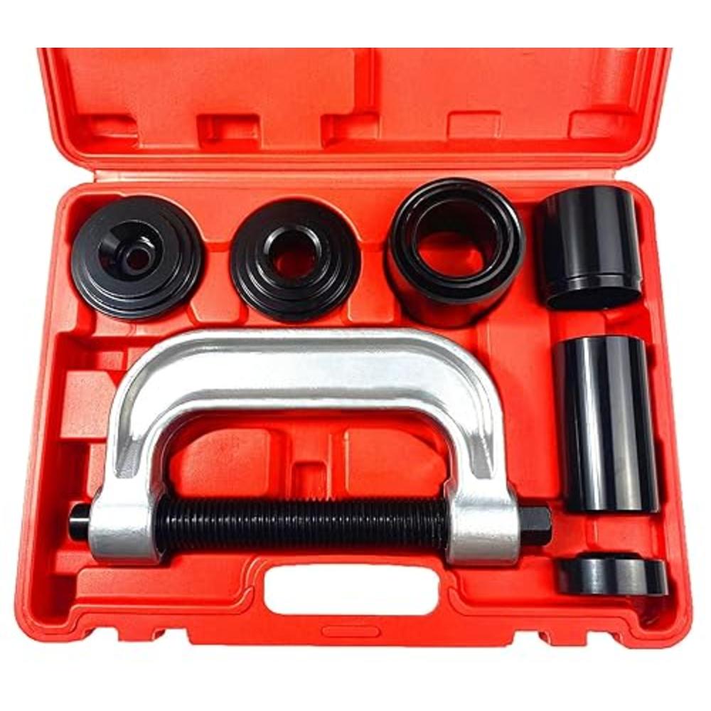 DHA Heavy Duty Ball Joint Press Kit & U Joint Removal Tool with 4x4 Adapters for Most 2WD and 4WD Cars Light Trucks, Ball Joint 