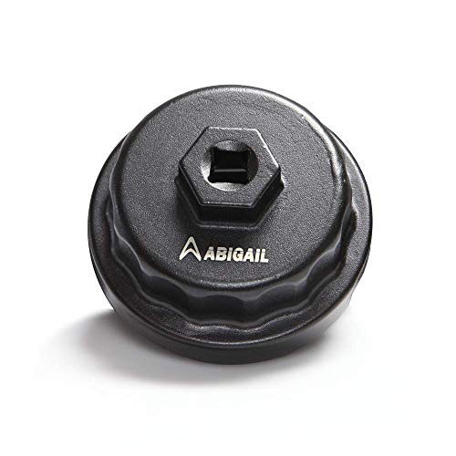 A ABIGAIL Heavy Duty Oil Filter Wrench Compatible with Toyota,Lexus,RAV4,Camry,Tundra,Highlander,Sienna Oil Filter Cap Removal Socket Tool