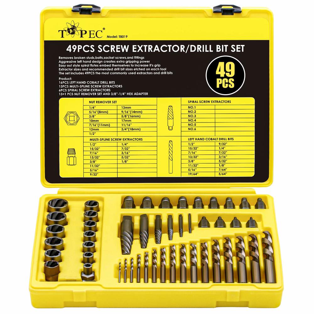 XEWEA 49PCS Screw & Bolt Extractor Set with Left Pakistan XEWEA 49PCS Screw & Bolt Extractor Set with Left Pakistan