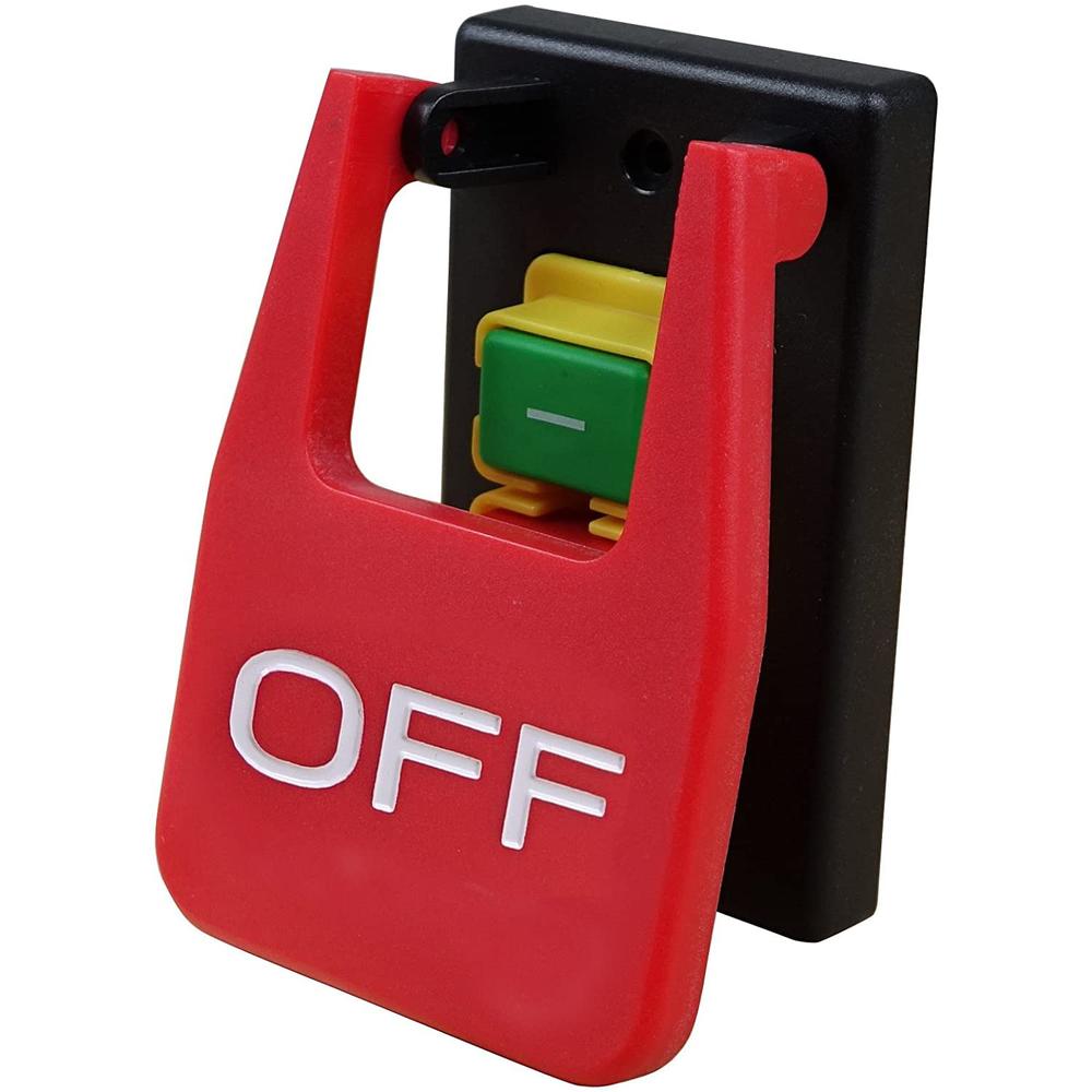 POWERTEC 71054V 120V Magnetic Paddle Switch, 1/2 HP, fits Table Saw ...