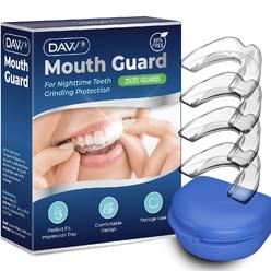 Davv Mouth Guard for Clenching Teeth at Night Upgraded Night Guards for Teeth Grinding Professional Mouth Guard for Grinding Teeth St