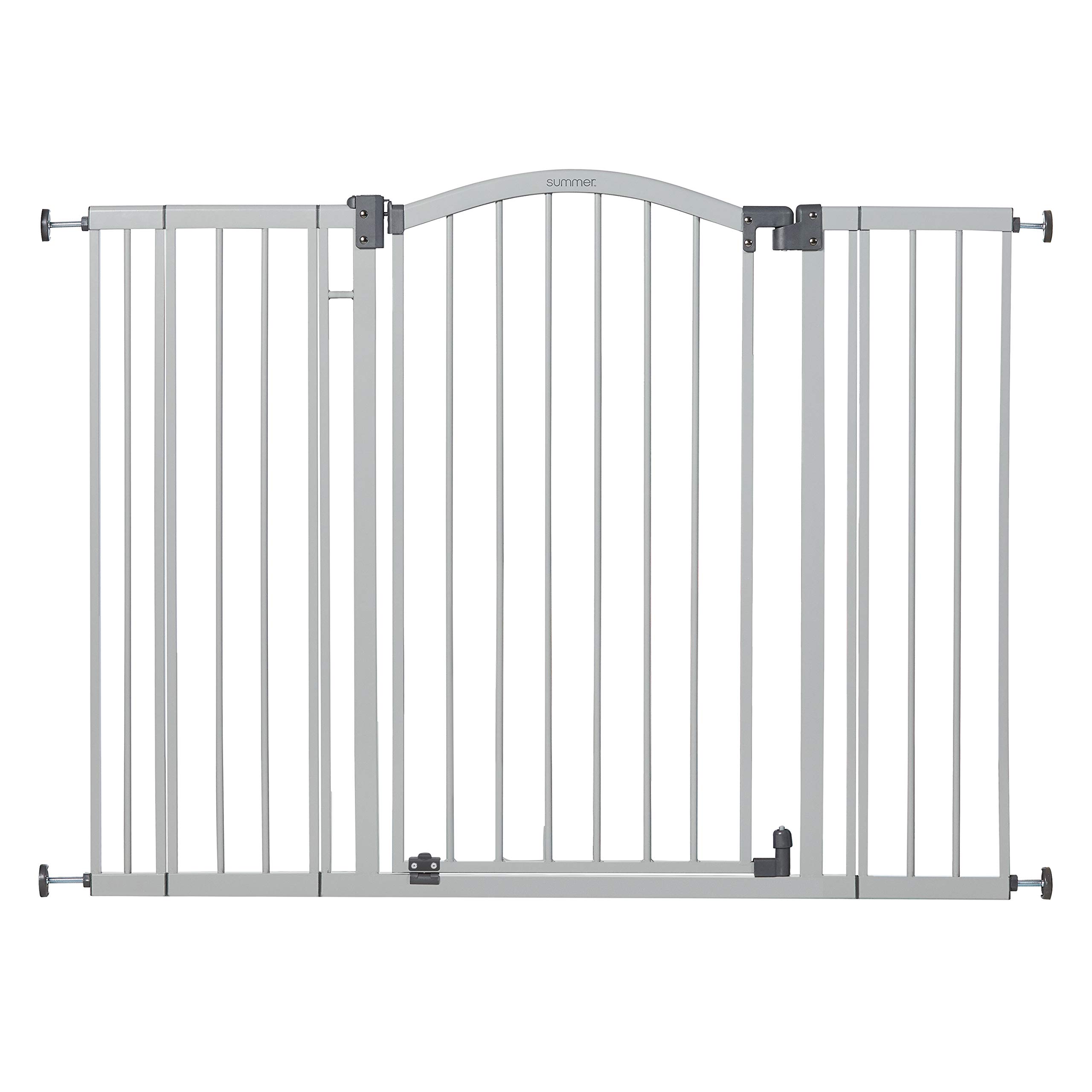 Summer Infant Extra Tall & Wide Safety Pet and Baby Gate, 29.5"-53" Wide, 38" Tall, Pressure or Hardware Mounted, Install on Wal