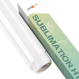 HTVRONT Clear HTV Vinyl for Sublimation 12 X 15FT - Clear