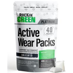 Rockin' Green Laundry Detergent Pods, Plant based, All Natural Laundry Detergent Pods, Vegan and Biodegradable Odor Fighter, Saf
