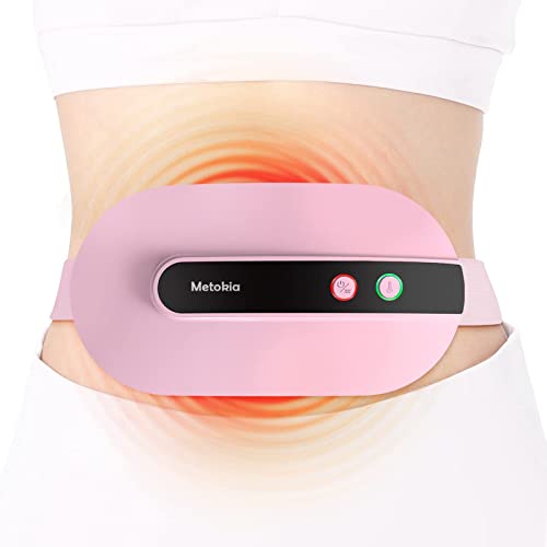VOLIGO Portable Cordless Heating Pad, Heating Pad for Back Pain with 3 Heat Levels and 3 Vibration Massage Modes, Portable Electric Fas