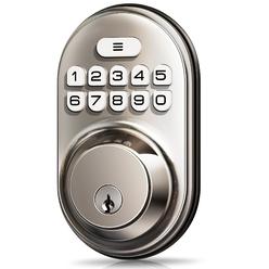 Veise Keyless Entry Door Lock, Electronic Keypad Deadbolt, Keyed Entry, Auto Lock, Anti-Peeking Password, Back Lit & Easy Instal