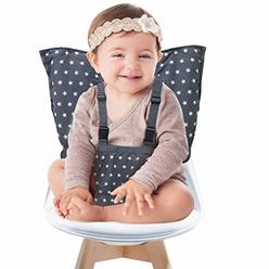 MINGRI Portable Baby High Chair Safety Seat Harness for Toddler, Baby Travel Essential Easy High Booster Seat Cover for Infant Eating F