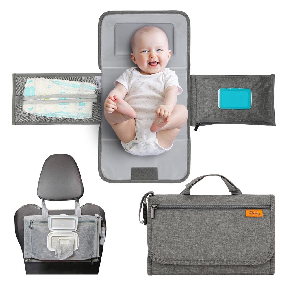 Kopi Baby Portable Diaper Changing Pad - Baby Changing Pad & Diaper Changer Travel Bag, Smart Design Baby Changing Mat, Portable