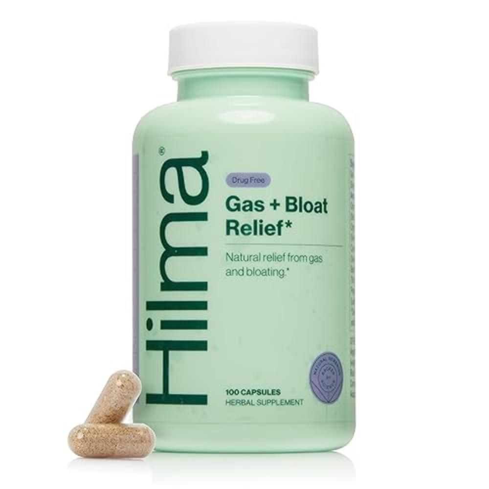 Hilma Natural Gas & Bloating Relief - with Lemon Balm, Fennel & Peppermint Leaf - Doctor Formulated with Organic Ingredients - 1