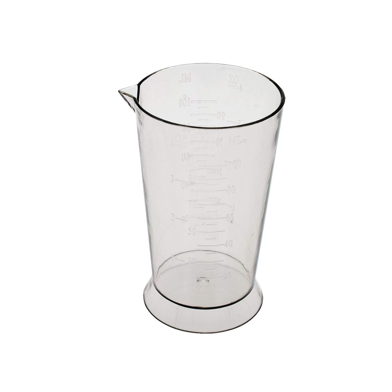 Colortrak Beaker, Easy To Read Color Beaker, Measurement Markings in Ounces and Milliliters, 4 ounce Capacity, Ideal For All Sty
