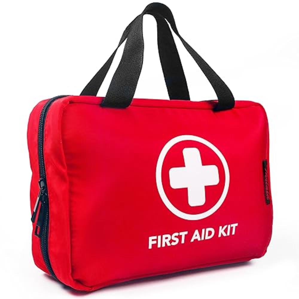 THRIAID 330 Piece First Aid Kit, Premium Waterproof Compact Trauma Medical Kits for Any Emergencies, Ideal for Home, Office, Car, Travel
