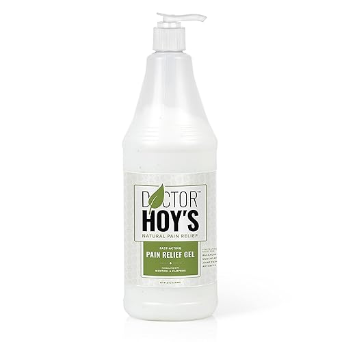 DOCTOR HOY'S Natural Pain Relief Gel, Topical Arnica Anti-Inflammatory Gel for Arthritis, Joint Pain, and Muscle Strains - Clean
