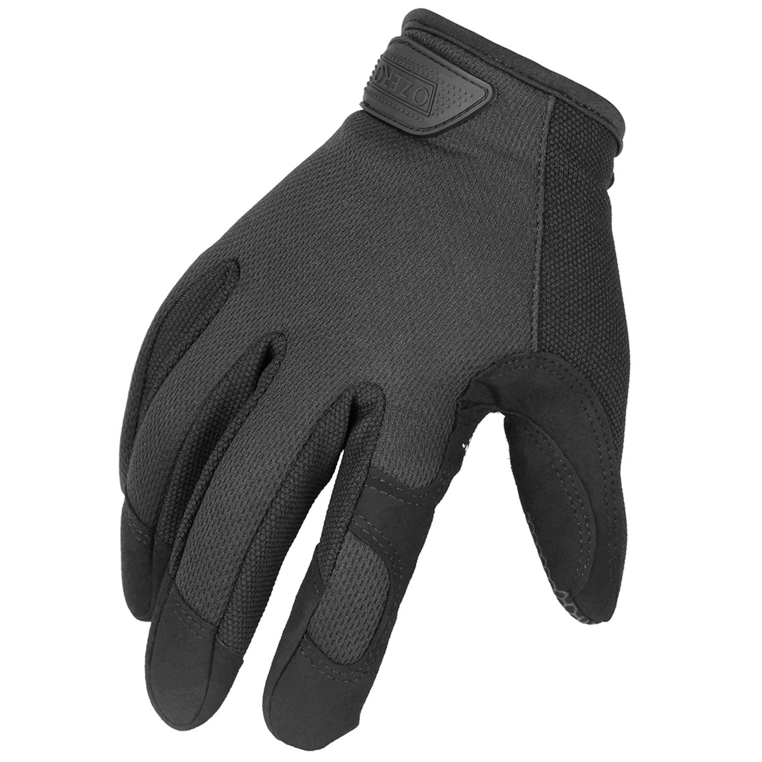 OZERO Work Gloves for Men: Touchscreen Mechanic Gloves Flex Grip Non-slip Palm Working Glove for Construction, Gardening, Home P