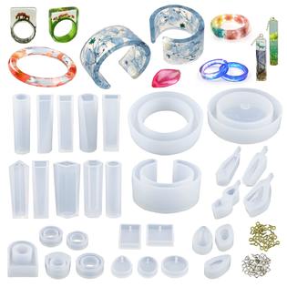 LET'S RESIN 30pcs Resin Jewelry Molds, Jewelry Molds for UV