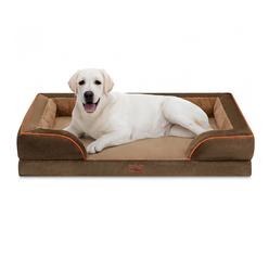 Comfort Expression Jumbo Dog Bed for Extra Large Dogs, Waterproof Orthopedic Dog Bed, Durable Washable Dog Sofa Bed, Large Dog B