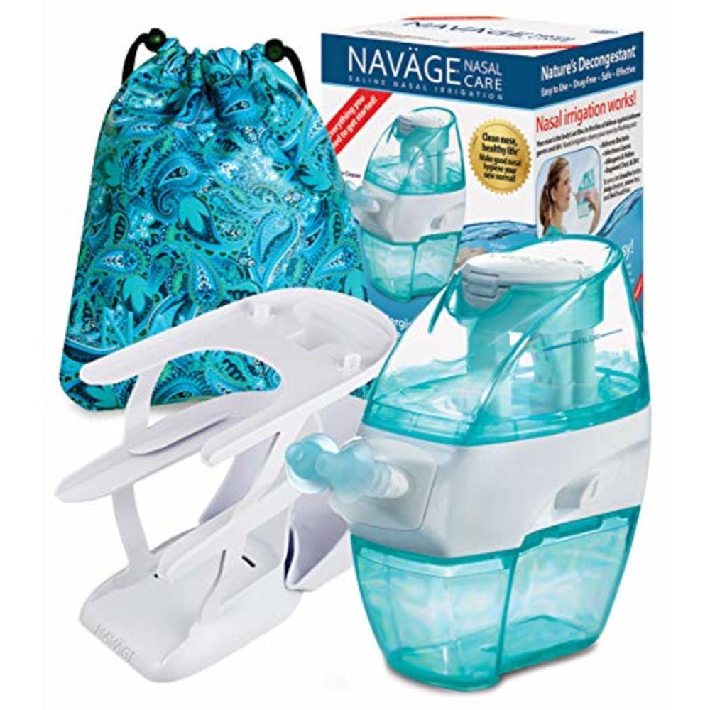 Navage Rinse Navage Deluxe Bundle Nasal Irrigation System - Saline Nasal Rinse Kit ...