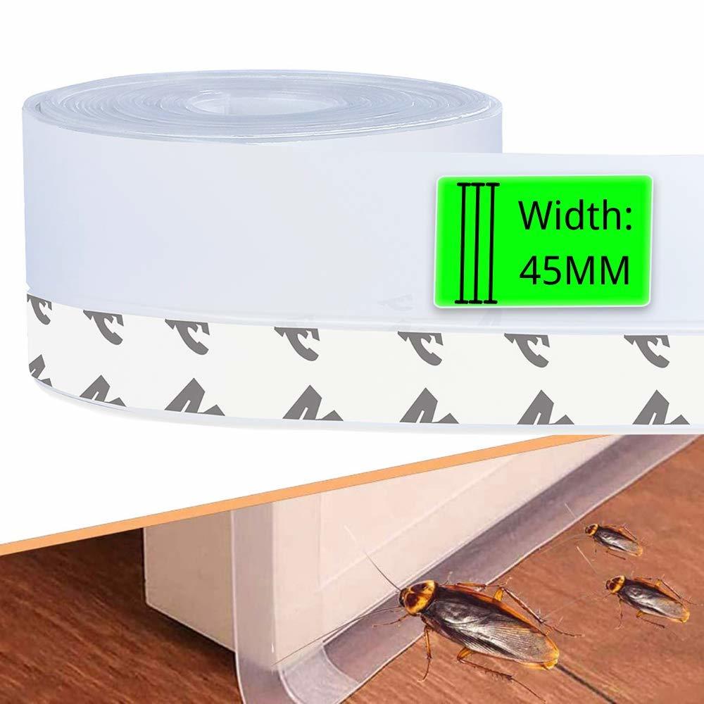 wigtda Weather Stripping Silicone Seal Strip, Weather Stripping Door Seal Strip - House and Glass Shower Doors Silicone Sealing for Doo