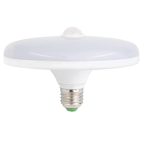 Awanber Motion Sensor Light Bulbs, 18W (150W Equivalent) E26 1500LM Motion Detector Dusk to Dawn LED Ceiling Light Bulb Automatic On Off