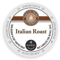 Barista Prima Coffeehouse Dark Roast Extra Bold K-Cup for Keurig Brewers, Italian Roast Coffee (Pack of 144)