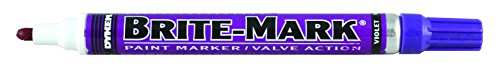 Dykem Brite-Mark Medium Tip Paint Marker, Violet