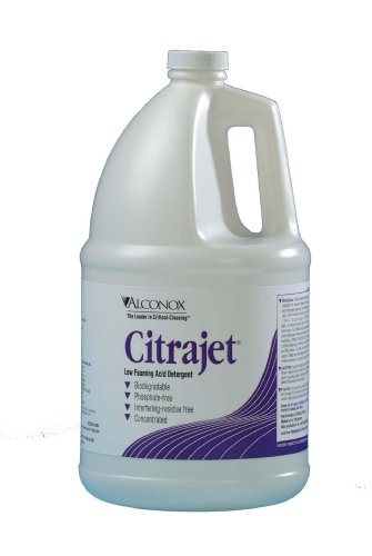 Alconox 2001 Citrajet Low Foaming Acid Cleaner, 1 Gallon Bottle (Case of 4)