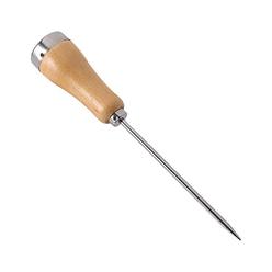 gLOgLOW Ice Pick, Portable Stainless Steel Ice Pick Punch Kitchen Tool with Wooden Handle Awl Punch Kitchen Bar gadgets