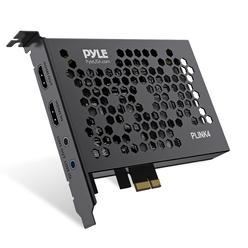 Pyle Live Gamer HDMI 4K Live Record and Stream, Multi Video Format Support, Audio-VideoLine in/Out, Super High Speed, Real Time 
