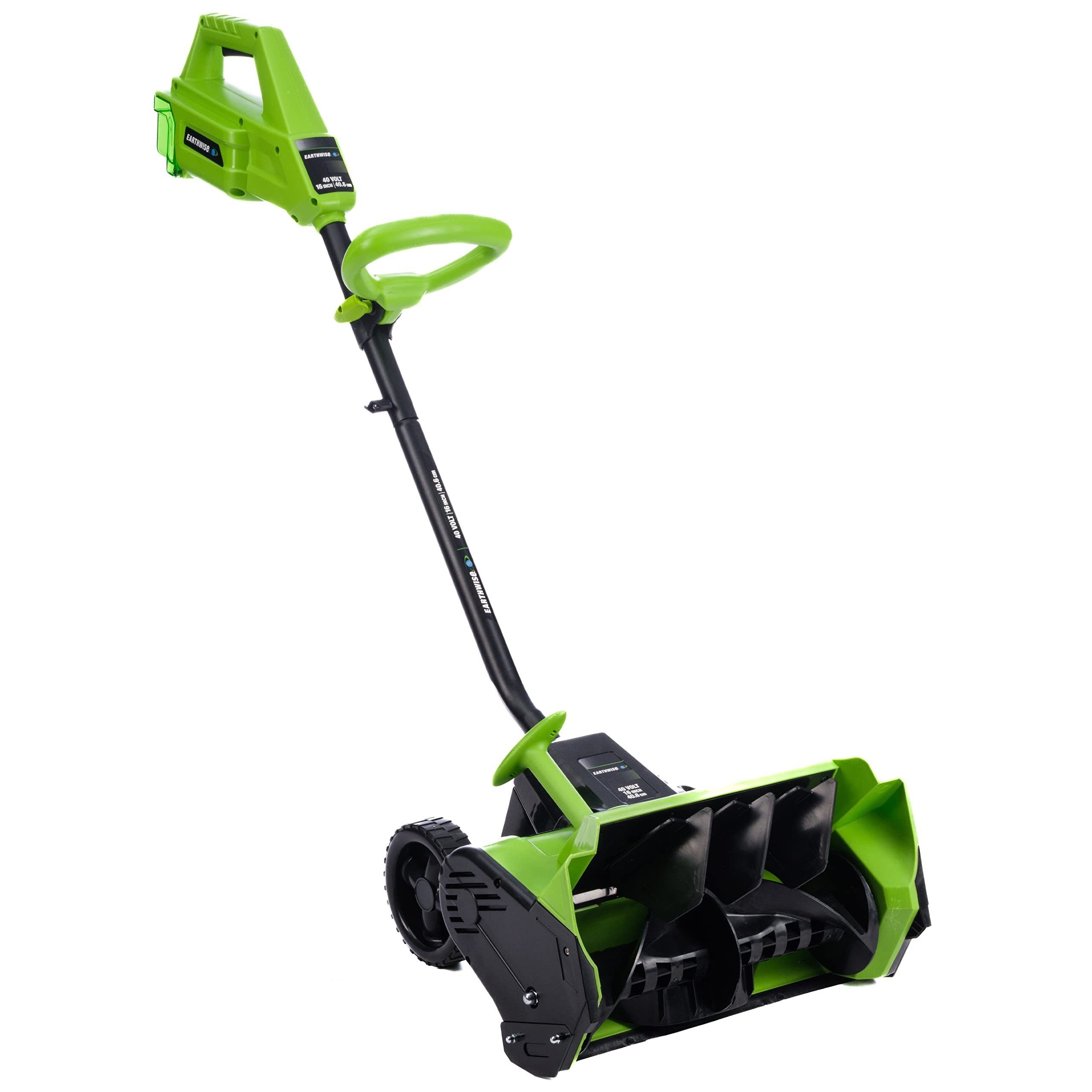 Earthwise Power Tool Earthwise SN74016 40-Volt Cordless Electric Snow Shovel, Brushless Motor, 16-Inch width, 300lbs/Minute (Battery and Charger Incl