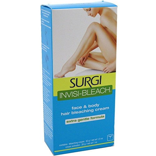 Surgi Invisi-Bleach Face & Body Hair Bleaching Cream 1.5 oz