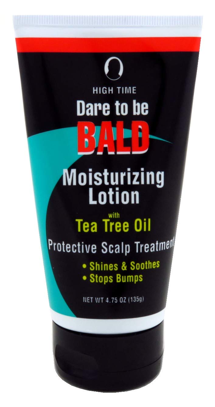 High Time Moisturizer Dare To Be Bald Scalp Treatment, Tea Tree, 4.75 Ounce, white (825930)