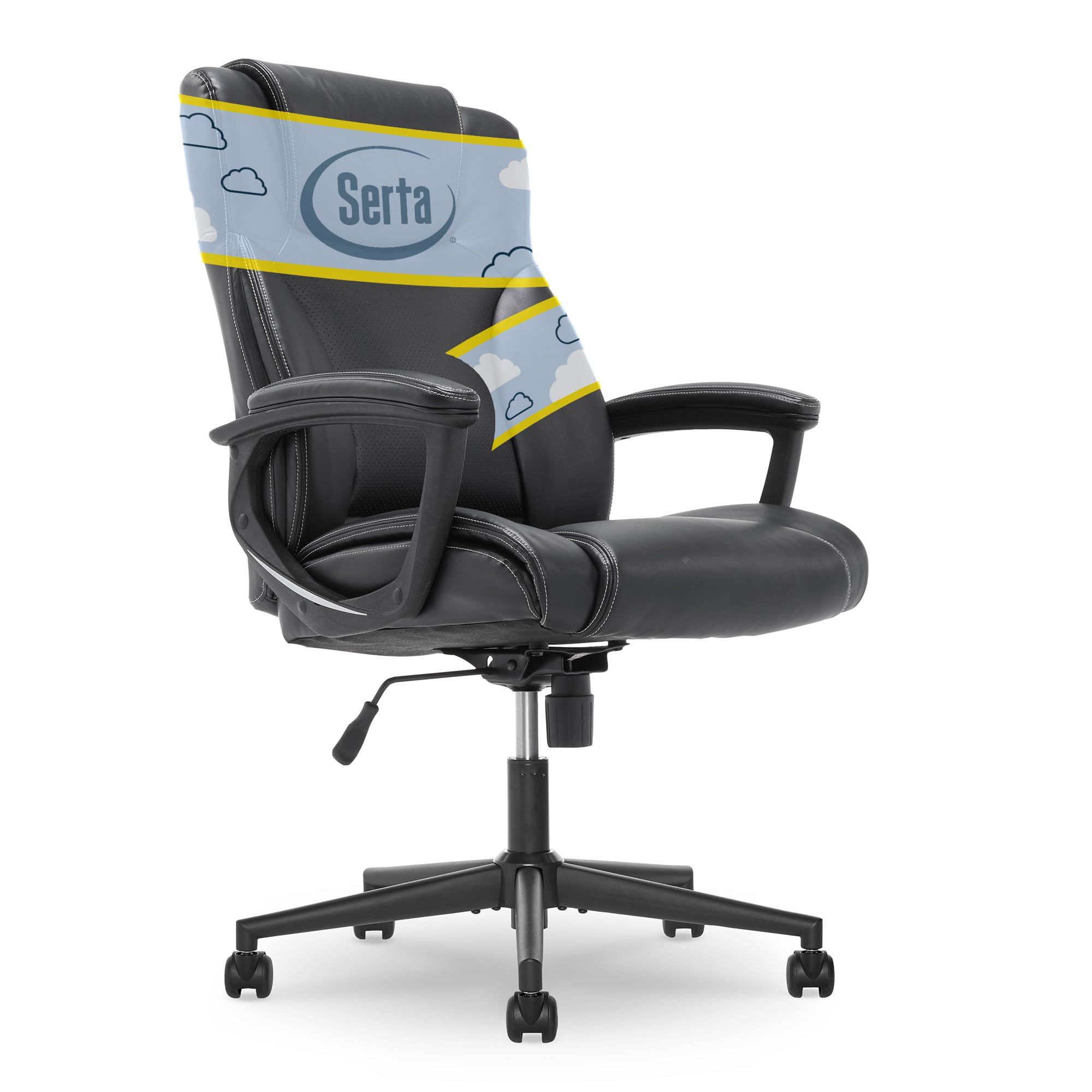 Serta Executive High Back Office chair with Lumbar Support Ergonomic