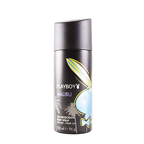 Playboy Malibu Deodorant Spray for Men, 5 Ounce