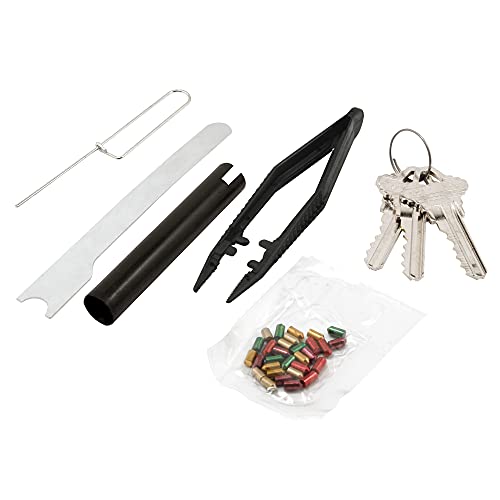 PRIME-LINE E 2402 Re-Keying Kit – Re-Key a Lock Kit with Pre-Cut Keys for Rekeying all your Locks to One Key, For Schlage Brand 