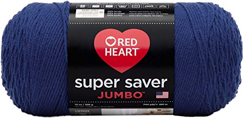 Red Heart Super Saver Jumbo E302C, Royal