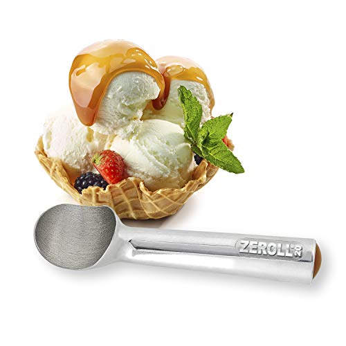 Zeroll 1020 Original Ice Cream Unique Liquid Filled Heat Conductive Handle Simple One Piece Aluminum Design Easy Release 40 Scoo